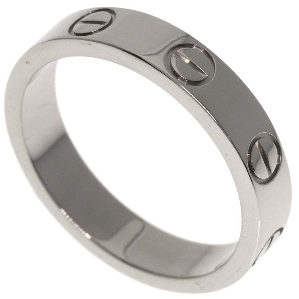 CARTIER 18k Silver Love Ring #48